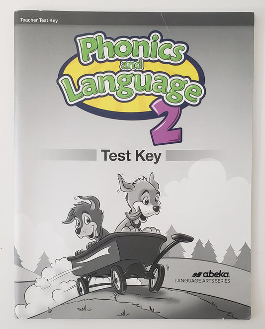 Phonics & Language 2 Test Key