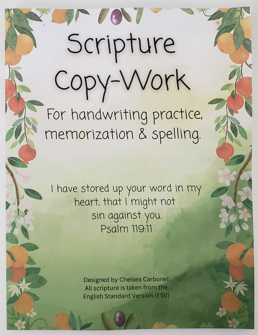 Scripture Copy-Work