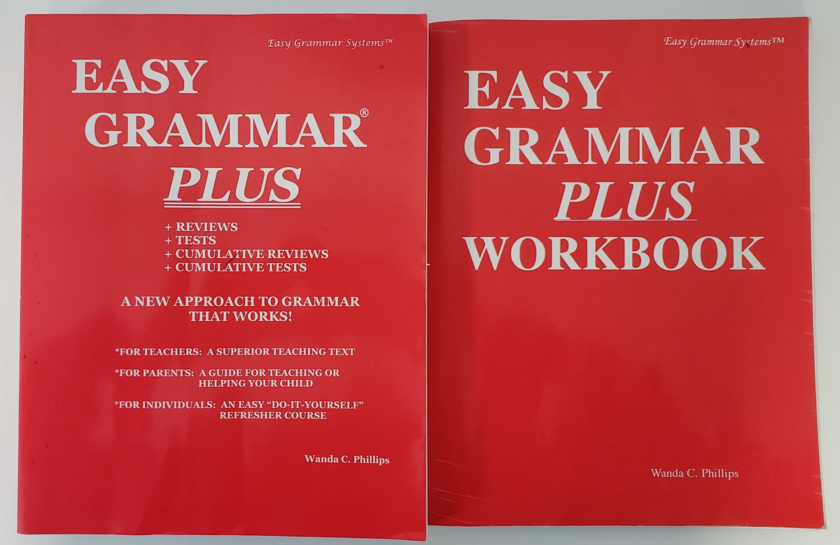 Easy Grammar Plus Student Workbook Teacher Manual Set