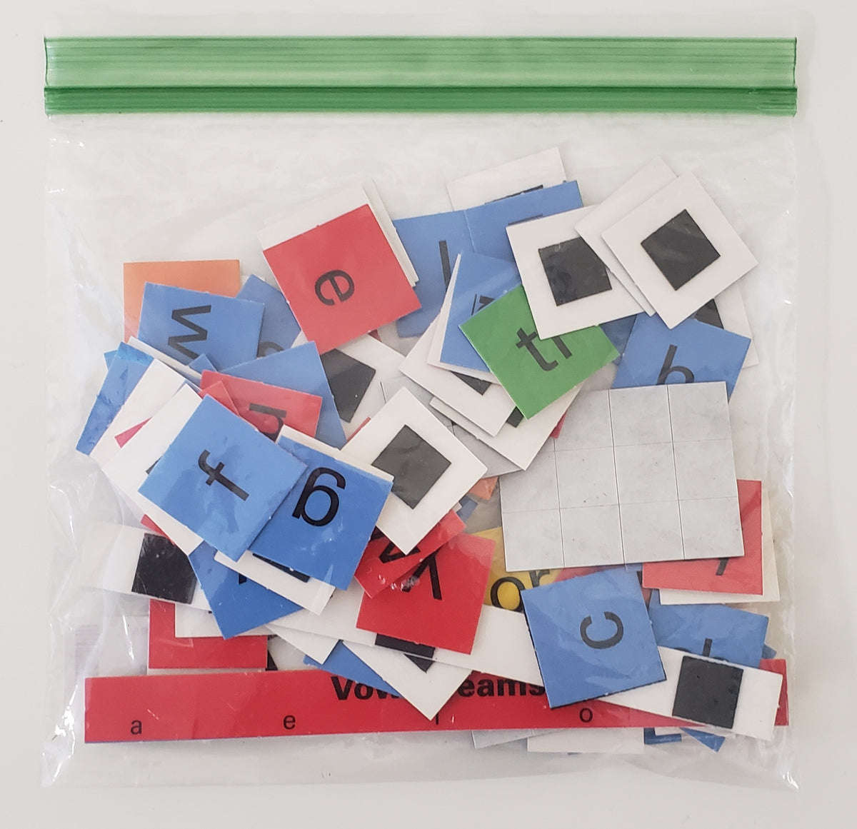 Color-Coded Letter Tiles