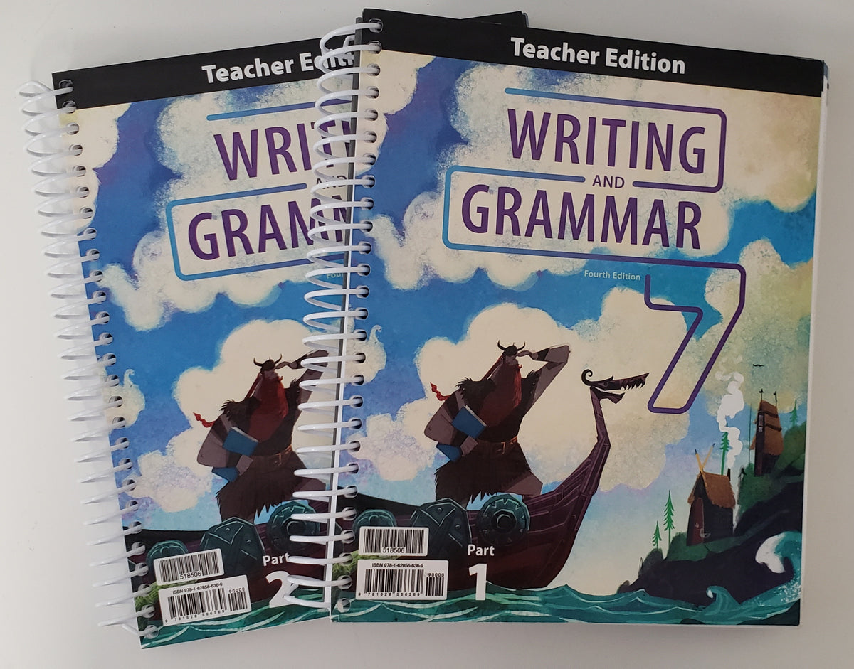 Writing and Grammar 7 Teacher Edition (Two Volumes)