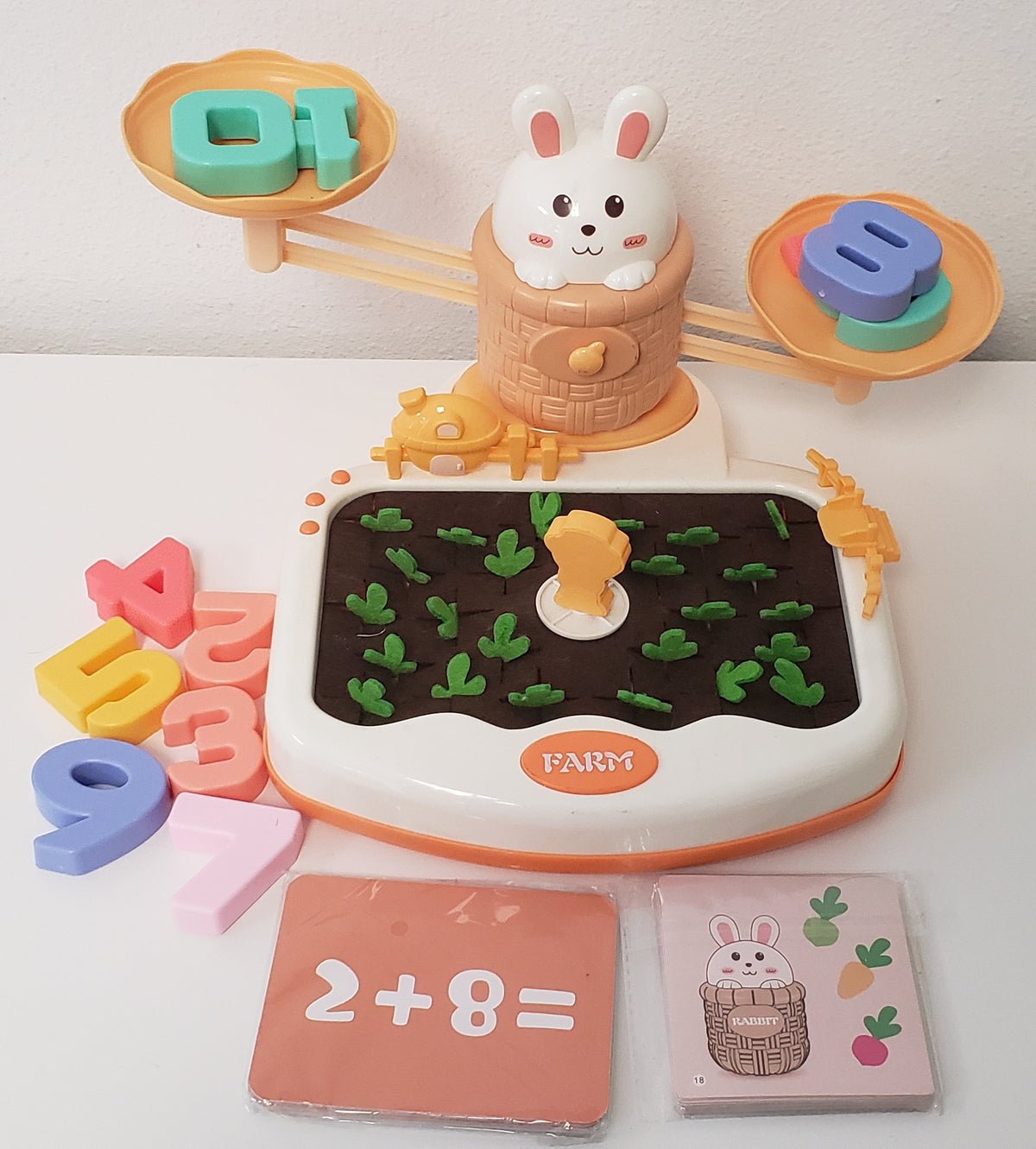 Rabbit Math Balance Scale Game