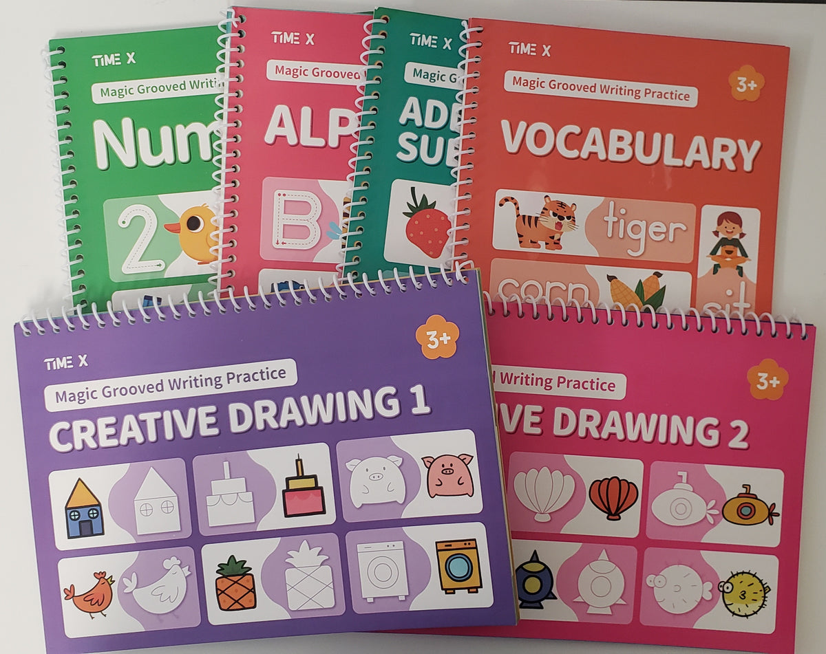 Magic Grooved Writing Practice Set