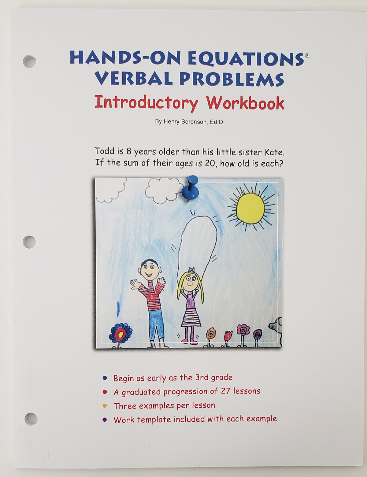 Hands-On Equations Verbal Problems Introductory Workbook