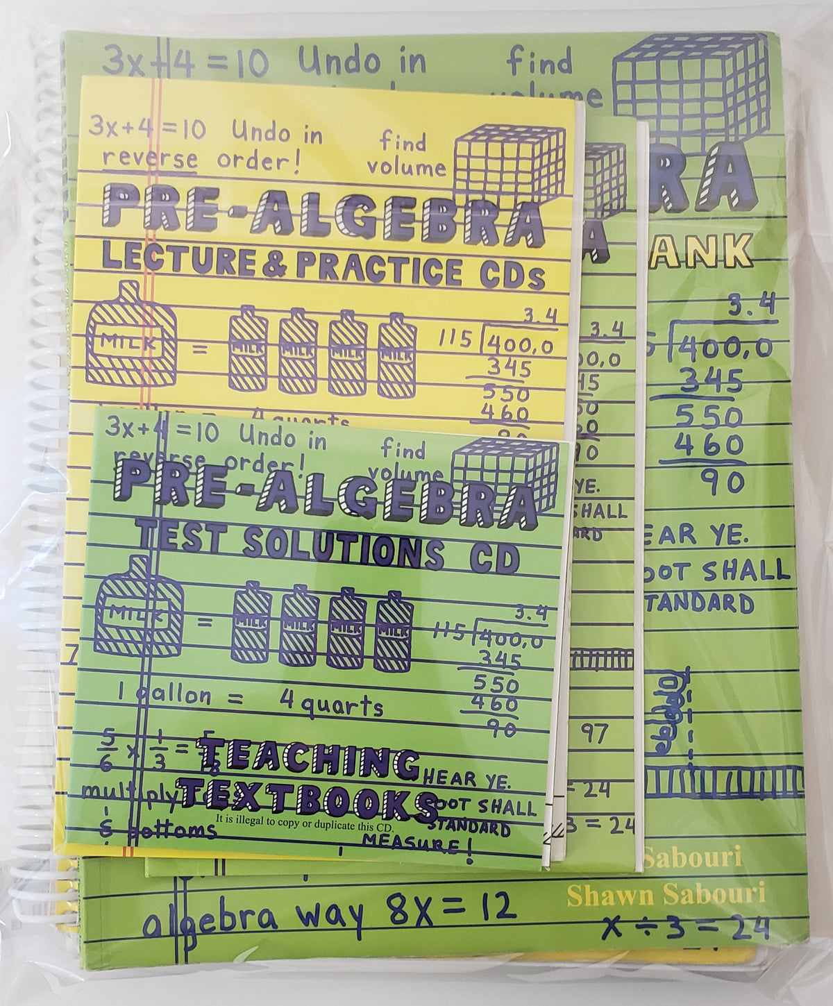 Teaching Textbooks Pre-Algebra SET