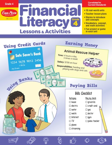 Financial Literacy Lessons and Activities, Grade 4 (Financial Literacy Lessons & Activities)