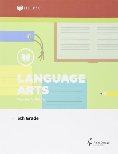 Language Arts Grade 5 Teacher's Guide (Lifepac) and answer key