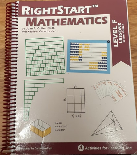 RightStart Mathematics Level F Lessons Second Edition