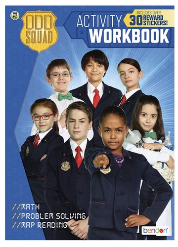PBS Kids Odd Squad Workbook with 30 Stickers - Math, Problem Solving & Map Reading