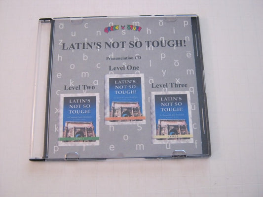 Pronunciation CD for Latin's Not So Tough! Levels 1, 2, and 3