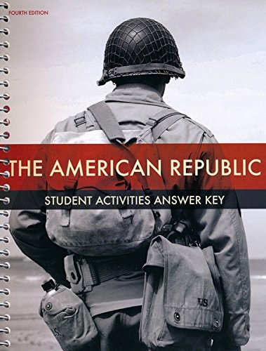 The American Republic Student Activities Answer Key