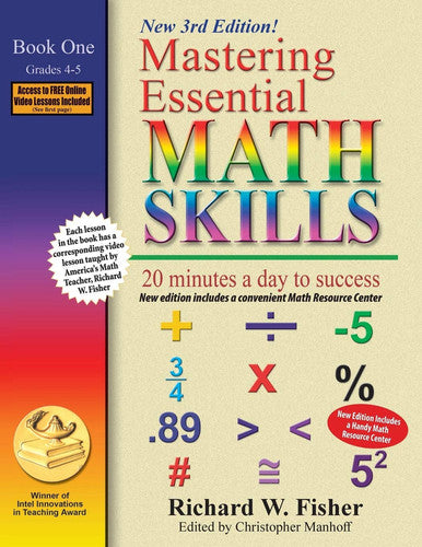 Mastering Essential Math Skills, Book 1 Grades 4 and 5, 3rd Edition: 20 Minutes a Day to Success