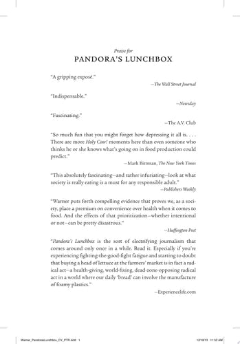Pandora's Lunchbox How Processed Food Took Over the American Meal