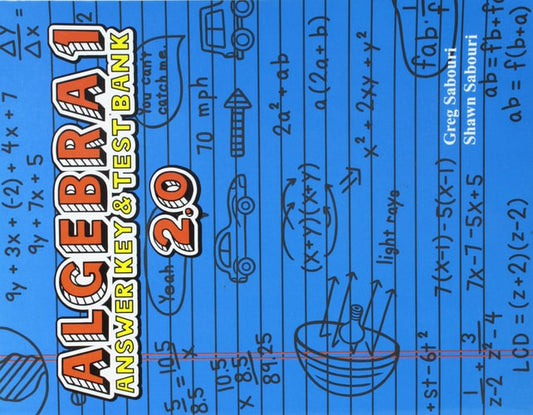 Algebra 1: Answer Key & Test Bank