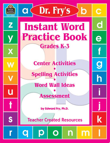 Instant Word Practice Book by Dr. Fry