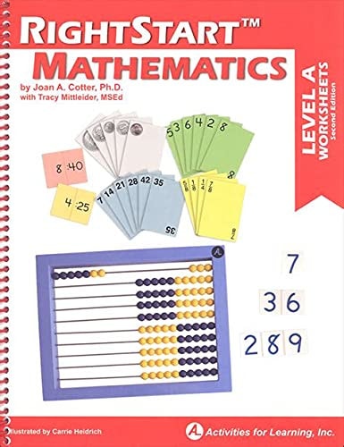 RightStart Mathematics Level A Worksheets Second Edition