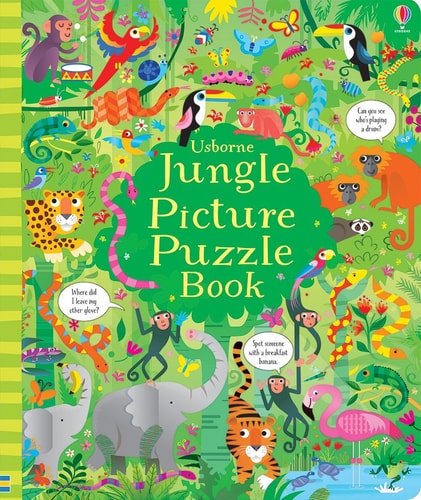 Jungle Picture Puzzle Book