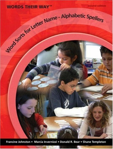 Word Sorts for Letter Name - Alphabetic Spellers
