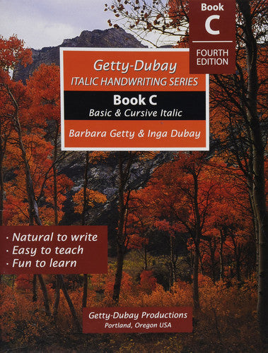 Getty-Dubay Italic Handwriting Series Book C Basic & Cursive Italic