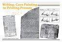 Writing Cave Painting to Printing Presses