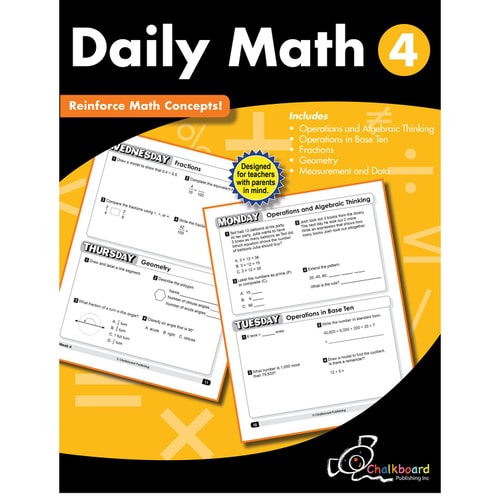 Daily Math Grade 4 (Chalkboard Books)