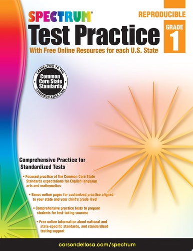 Spectrum Grade 1 Test Practice Workbooks