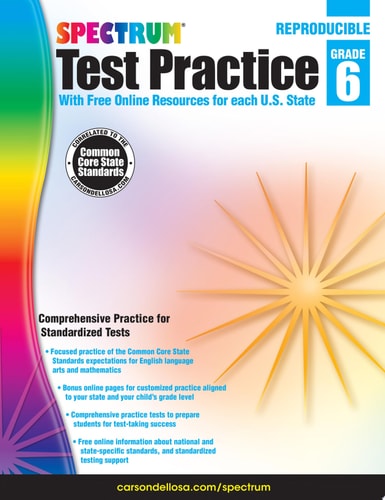 Spectrum Test Practice, Grade 6