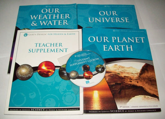 God's Design for Heaven & Earth Teacher Supplement [With 2 CDROMs]