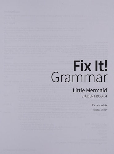 Fix It! Grammar: Little Mermaid, Student Book 4