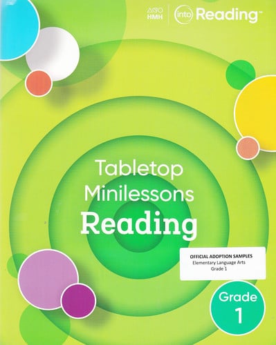 Into Reading Tabletop Minilessons Reading Grade 1