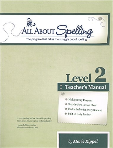 All about Spelling Level 2 Teacher's manual