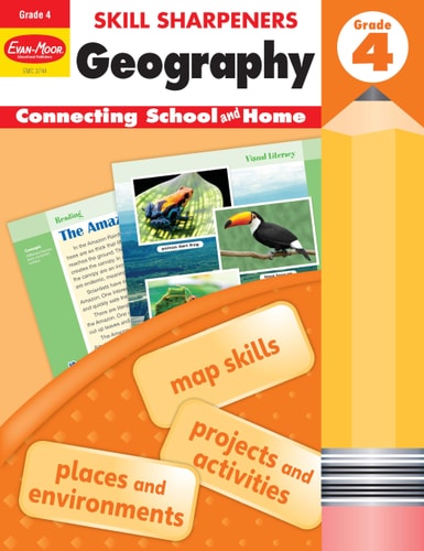 Geography, Grade 4 Activity Book - Supplemental At-Home Resource Geography Skills Workbook