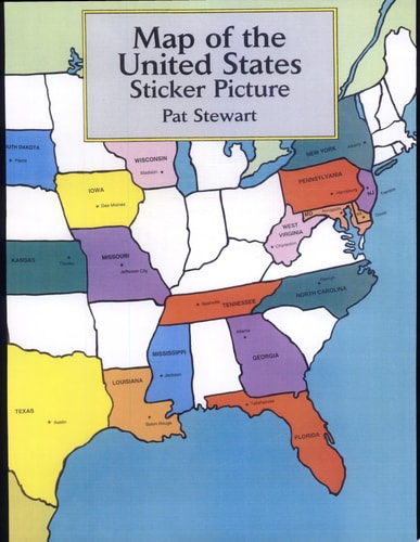 Map of the United States Sticker Picture
