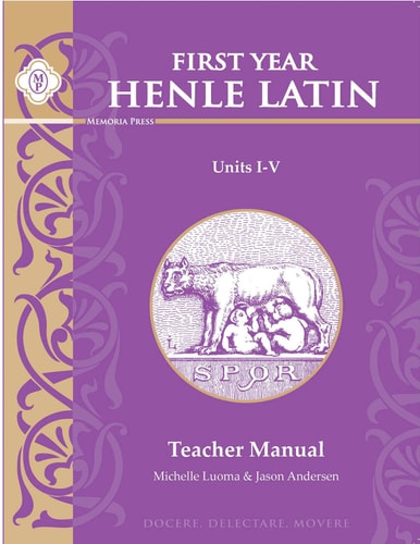 Henle Latin I Teacher Manual for Units I-V