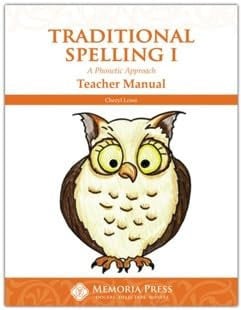 Traditional Spelling I Teacher Manual