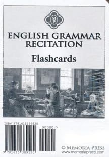 English Grammar Recitation Flashcards