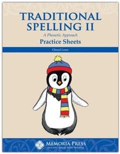 Traditional Spelling II Practice Sheets
