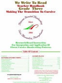 We Write to Read - Teacher Handbook