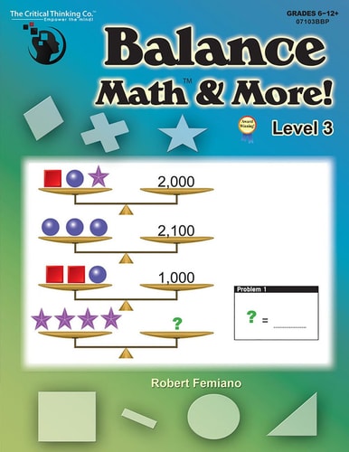 Balance Math & More Level 3 (Grade 6-12)
