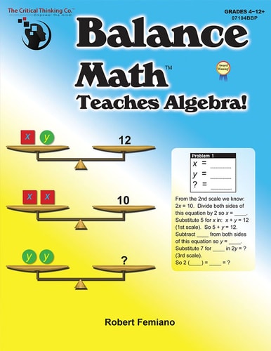Balance Math Teaches Algebra