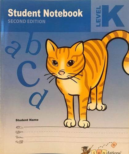 Fundations Student Notebook K Second Edition