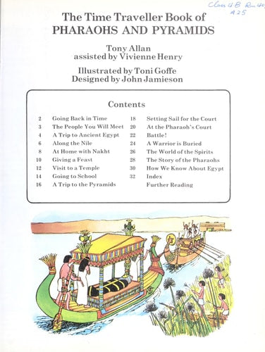 Time Traveller Book of Pharaohs and Pyramids