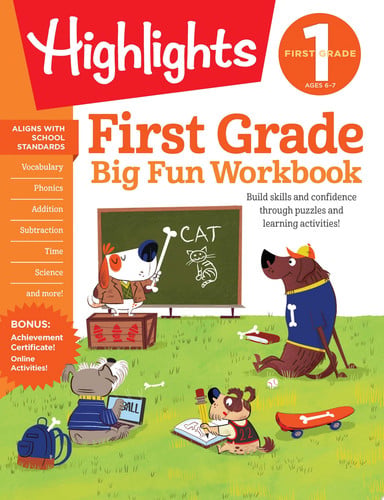 First Grade Big Fun Workbook 256-Page Activity Workbook for First Graders