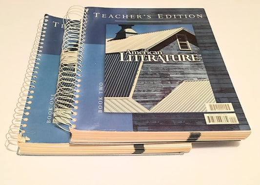 American Literature for Christian Schools, Teachers Edition (2 Books)