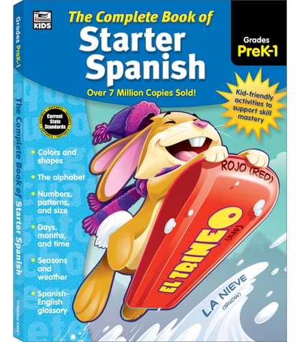Complete Book of Starter Spanish Workbook for Kids