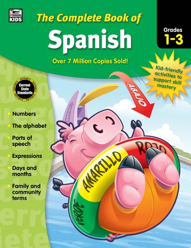 Complete Book of Spanish Workbook for Kids