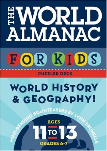The World Almanac for Kids Puzzler Deck World History and Geography
