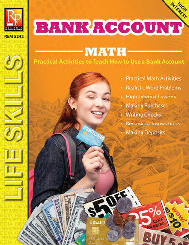 Bank Account Math: Life Skills Math Series