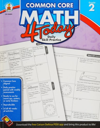 Common Core Math 4 Today, Grade 2 Daily Skill Practice