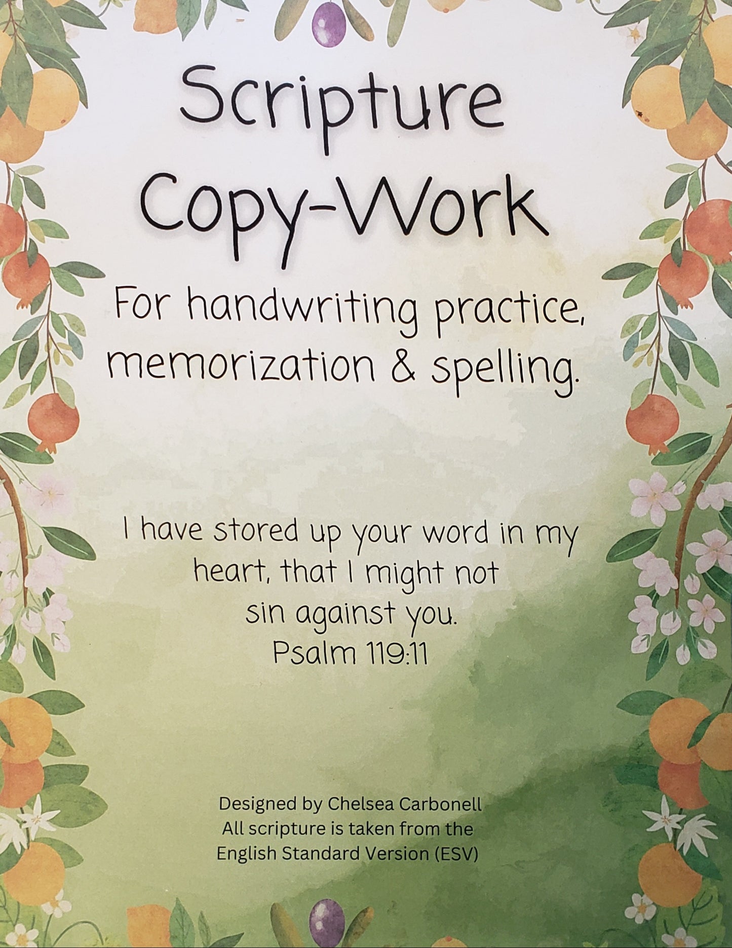 Scripture Copy-Work